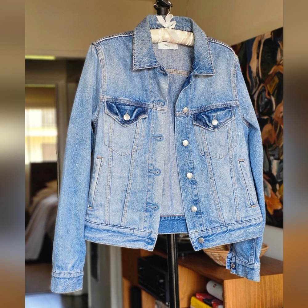Closed Women's Denim Jacket Made In Italy XL - Picture 3 of 10